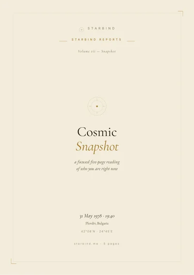 Cosmic Snapshot — cover