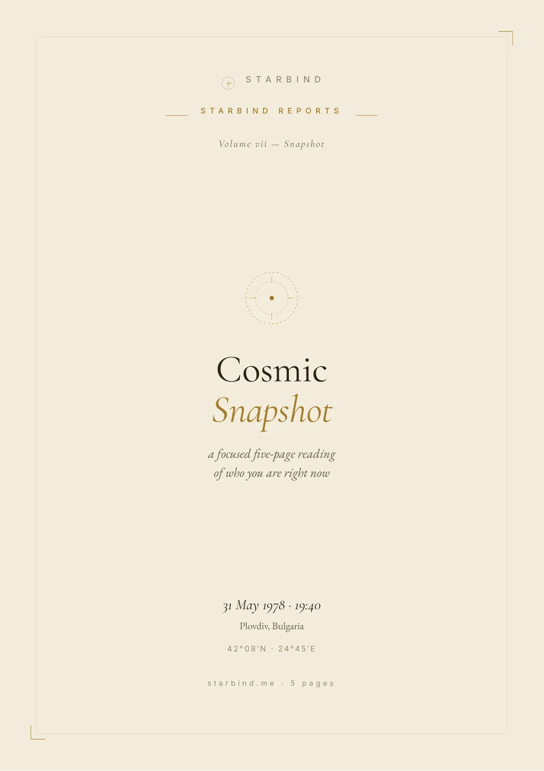 Cosmic Snapshot — cover