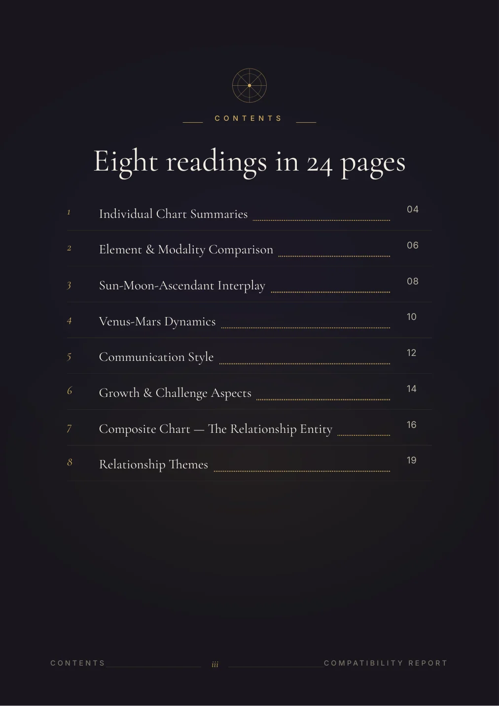 Compatibility Report — sample page 1