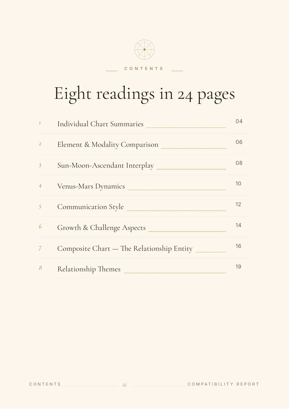 Compatibility Report — sample page 1