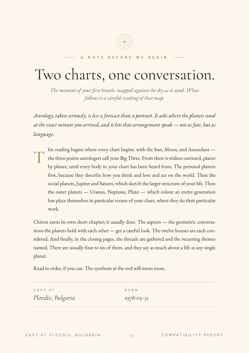 Compatibility Report — sample page 2