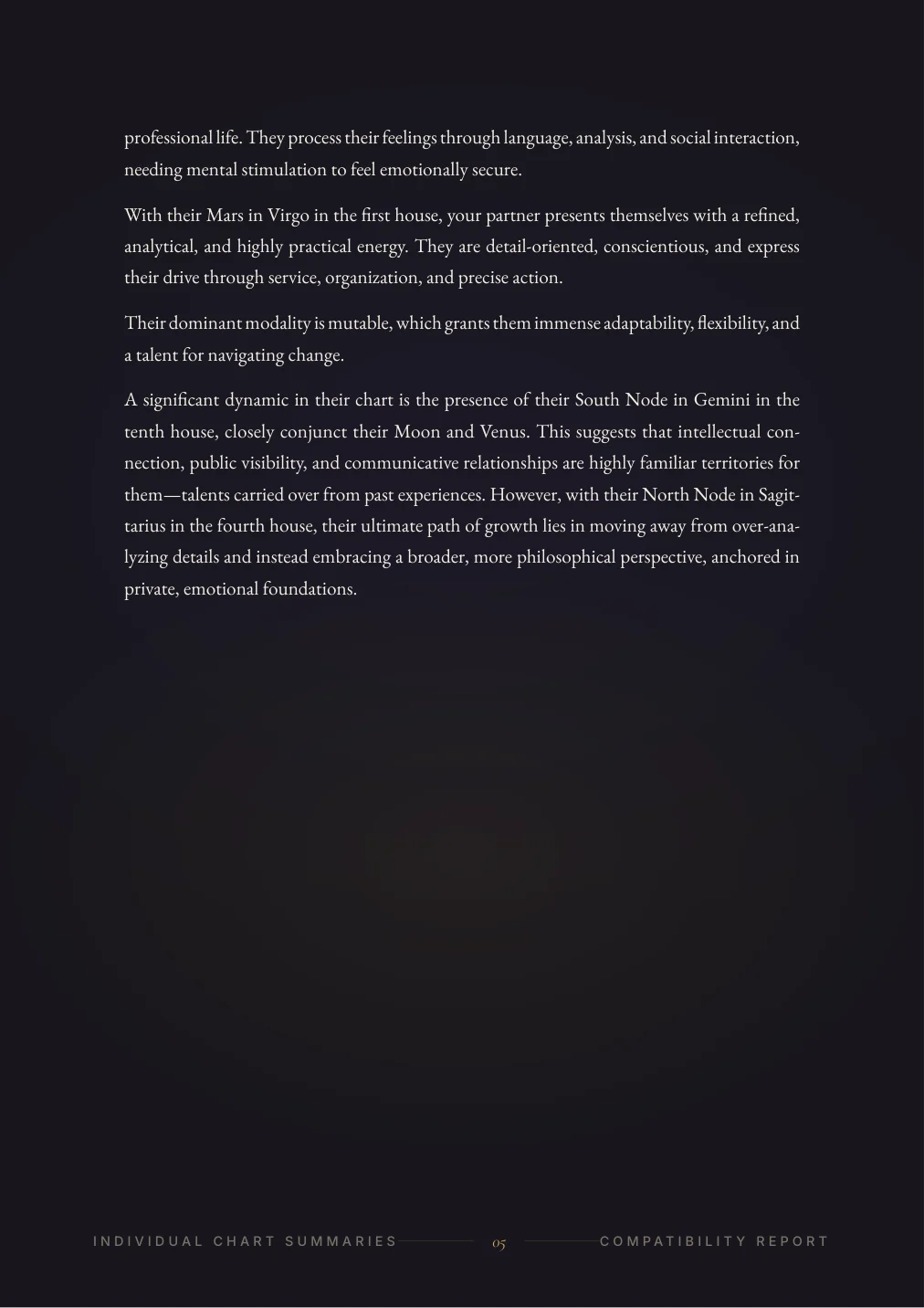 Compatibility Report — sample page 4
