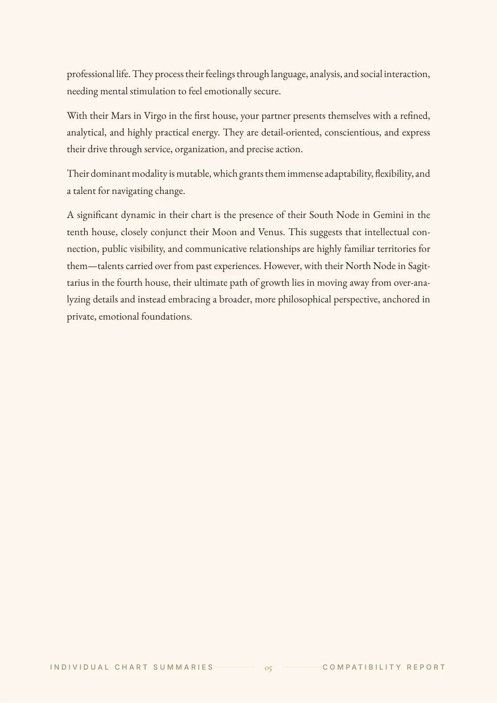 Compatibility Report — sample page 4