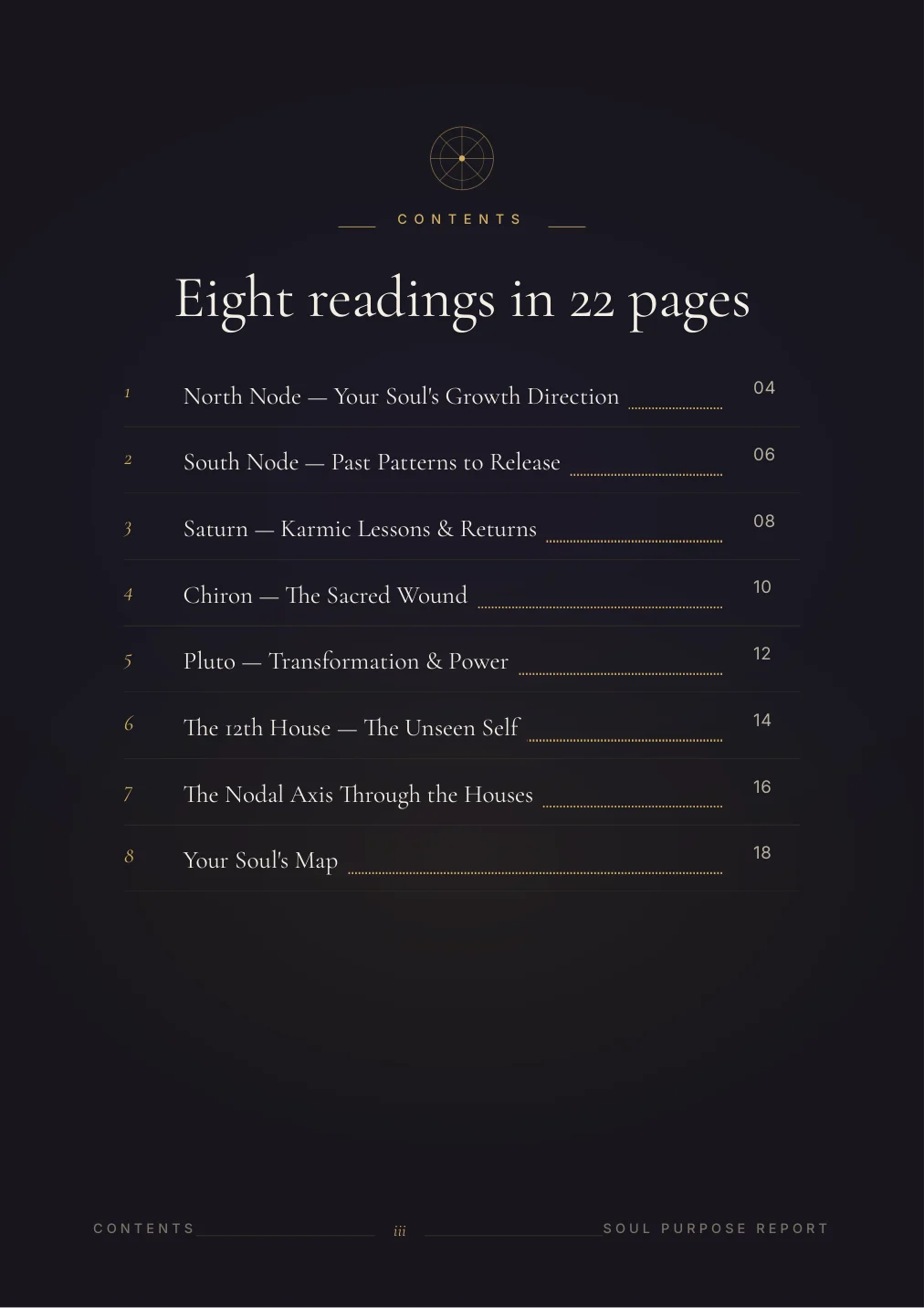 Кармичен доклад и цел на душата — sample page 1