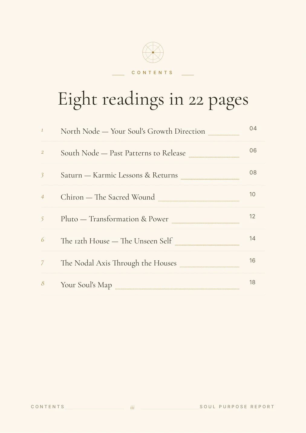 Кармичен доклад и цел на душата — sample page 1